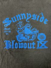 Used, Vintage Sunnyside Blowout Hog Wild Biker Shirt L Single Stitch 80s Harley for sale  Shipping to South Africa