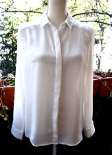 Chiffon bluse creme gebraucht kaufen  Köln