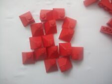 16x Lego Brick Roof Tile Double Slope 2x2 Part 3045 Used Very Good Condition  for sale  Shipping to South Africa