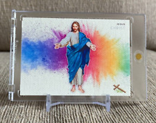 ✝️ JESUS CHRIST Custom ACEO "Color Blast" Style Canvas Art Card! ✝️ for sale  Shipping to South Africa