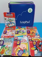 Leap Frog Leap Pad Learning System 6 books & cartridges and Carrying Case for sale  Shipping to South Africa