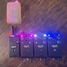 3 Delkim TXI Plus Bite Alarms & RX Pro Receiver Purple, White & Blue LEDs *MINT* for sale  Shipping to South Africa