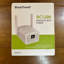 BrosTrend AC1200 WiFi to Ethernet Adapter Model AC7, used for sale  Shipping to South Africa