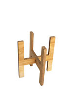 Używany, Kwietnik, stojak na rośliny drewniana podstawka krzyżak na sprzedaż  PL