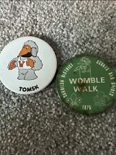 Wombles badges for sale  HENGOED