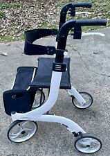 Drive RTL10266WT Nitro Aluminum Rollator 10 inch Casters Adjustable Height White for sale  Shipping to South Africa