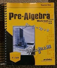 Abeka pre algebra for sale  Richfield