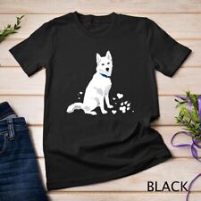 Husky Siberiano Branco Bonito - Camiseta Unissex Doce Cachorro de Neve Branca comprar usado  Enviando para Brazil