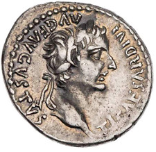 Tiberius roman silver for sale  Madison