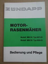 Zündapp rasenmäher 689 gebraucht kaufen  Wiesloch