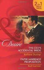 The CEO's Accidental Bride/Paper Marriage Proposition (Mills and Boon Desire), , for sale  Shipping to South Africa