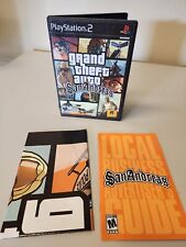 Grand Theft Auto GTA San Andreas Sony PlayStation PS2 Kompletna mapa podręcznika CIB na sprzedaż  Wysyłka do Poland