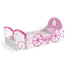 Boy Girl Kids Childs Horse & Carriage Toddler Bed 140 70 Cot Cotbed Nursery for sale  Shipping to South Africa