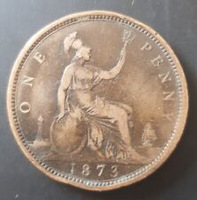 1873 victoria penny for sale  SUNDERLAND