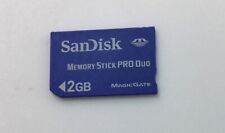 Cartão Sandisk 2GB Memory Stick Pro Duo Sony PSP + Algumas Câmeras Sony Cyber Shot comprar usado  Enviando para Brazil