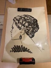 Ancienne affiche coiffeur d'occasion  La Ferté-Gaucher