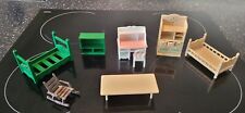 Sylvanian Families furniture Bundle Childrens Bedroom Desk Beds Table Bookcase for sale  Shipping to South Africa