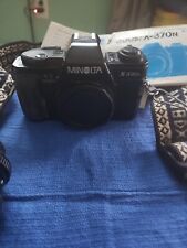Paquete de cámara/lente Minolta X370 N de colección - película SLR de 35 mm de 1980 con bolsa para cámara segunda mano  Embacar hacia Mexico