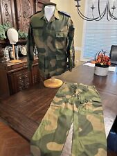 Calça longa média uniforme camuflagem sargento exército norueguês jaqueta grande comprar usado  Enviando para Brazil