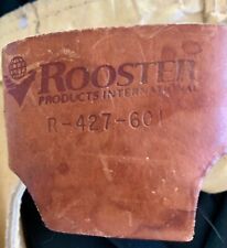 Rooster leather suede for sale  Minneapolis