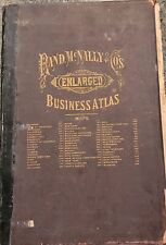 Atlas de negocios de Rand McNally and Company 1892 segunda mano  Embacar hacia Mexico