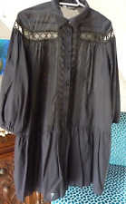 Robe noire coton d'occasion  Pont-sur-Yonne
