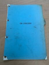 cb250 manual for sale  GRAVESEND