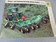 John Deere Heavy & Commercial Duty Rotary Cutters Brochure 16 Page, used for sale  Shipping to Canada