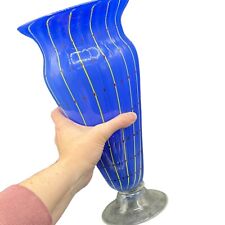 red vase striped glass for sale  Cottonwood