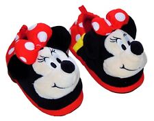 Pantuflas inferiores de goma de felpa Minnie Mouse Disney para niños pequeños talla 5-6, 7-8 o 9-10 segunda mano  Embacar hacia Argentina