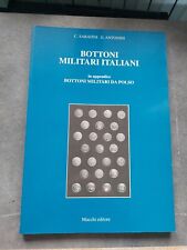 Libro militaria bottoni usato  Italia