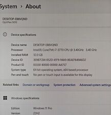 Dell Optiplex 9010 Tower PC Core i7 3rd 32GB RAM 250SSD+500HDD WIN11 WIFI AMD comprar usado  Enviando para Brazil