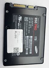 Samsung 850 PRO 1TB SSD 2.5" Inch SATA Disk MZ7KE1T0 Internal Solid State Drive, used for sale  Shipping to South Africa