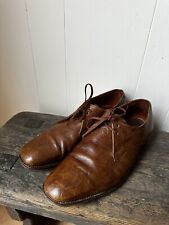 Grenson Shoes Genuine Gazelle Leather Size Uk8.5 Brown Lace up , used for sale  Shipping to South Africa