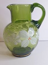 Antique green glass for sale  RHYL
