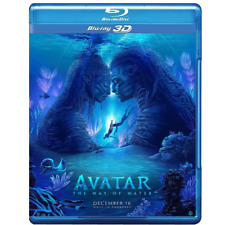 Disco de filme Avatar The Way of Water 3D Blu-ray com arte de capa frete grátis comprar usado  Enviando para Brazil