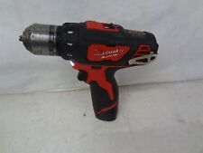 Milwaukee 2407-20 M12 Li-Ion 12v Cordless 3/8" Drill/Driver With Battery, used for sale  Sacramento