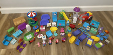 PEPPA PIG Gran Lote Mixto de Figuras Accesorios para Casa Muebles Vehículos Paseos segunda mano  Embacar hacia Argentina