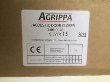 Geofire Agrippa Acoustic Free-Swing Door Closer - 3-80-0070 Silver for sale  Shipping to South Africa