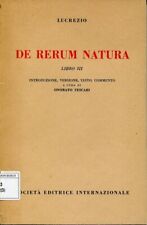 Rerum natura libro usato  Italia