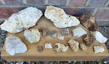 Lot of Unknown Natural Minerals Rocks, 2 lbs. 12 oz Estate Specimens, used for sale  Shipping to South Africa