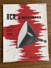 Gráfico de componentes de televisión 1951 guía técnica de publicación de RCA Kinescopes segunda mano  Embacar hacia Mexico