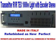 Broadcast Prof RVR TEX 1000w FM Transmitter Wide Band 88 108 Mhz Stereo for sale  Shipping to South Africa
