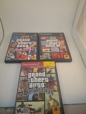 PS2 GTA Lot. Grand Theft Auto III, Vice City, San Andreas - Proszę spojrzeć na zdjęcia na sprzedaż  Wysyłka do Poland