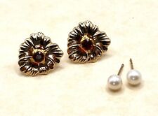 14k pearl earrings 2 pairs for sale  Saint Johns