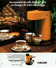 Occasion,  publicité Advertising 0422 1976   nouvelle cafetière Calor Expresso  color d'occasion  Raimbeaucourt