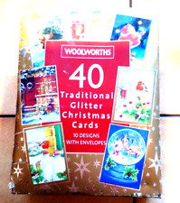 Woolworths glitter christmas for sale  SOUTHEND-ON-SEA