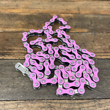 Old School BMX YBN Chain OG 80s Pink  Freestyle Fits Performer Trick Star Master for sale  Shipping to South Africa