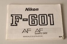 Nikon 601 manuale usato  Fiorenzuola D Arda