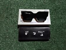 Óculos de sol off-white preto sobre branco logotipo com caixa comprar usado  Enviando para Brazil